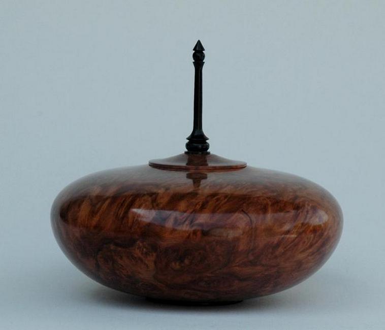 Red Mallee Lidded Hollow Form